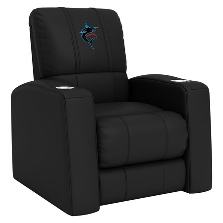 Dreamseat Relax Recliner with Miami Marlins Alternate Logo XZ418301RHTCDBLK-PSMLB21006